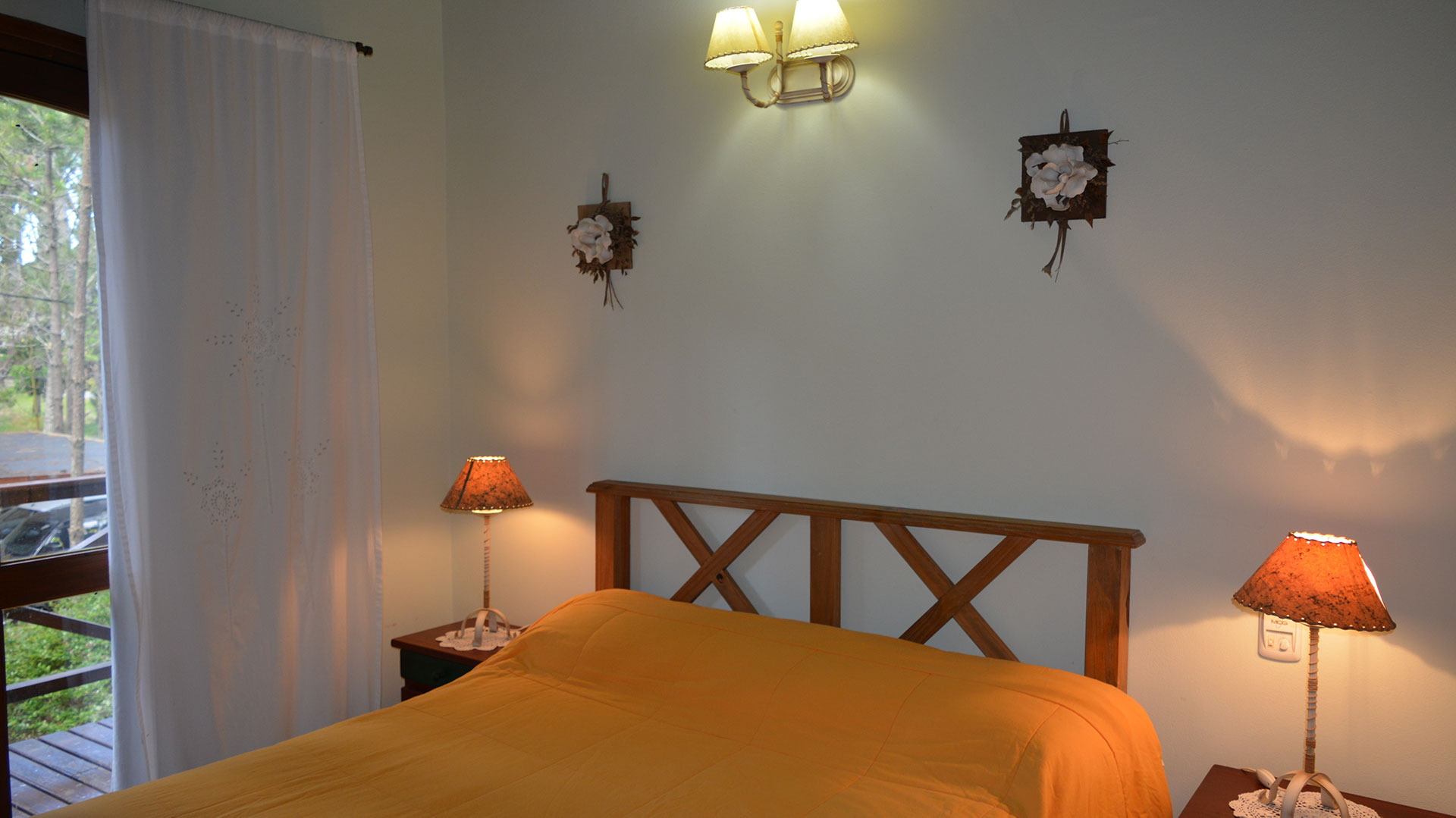 Dormitorio matrimonial Apart Lenga La Serena de las Pampas